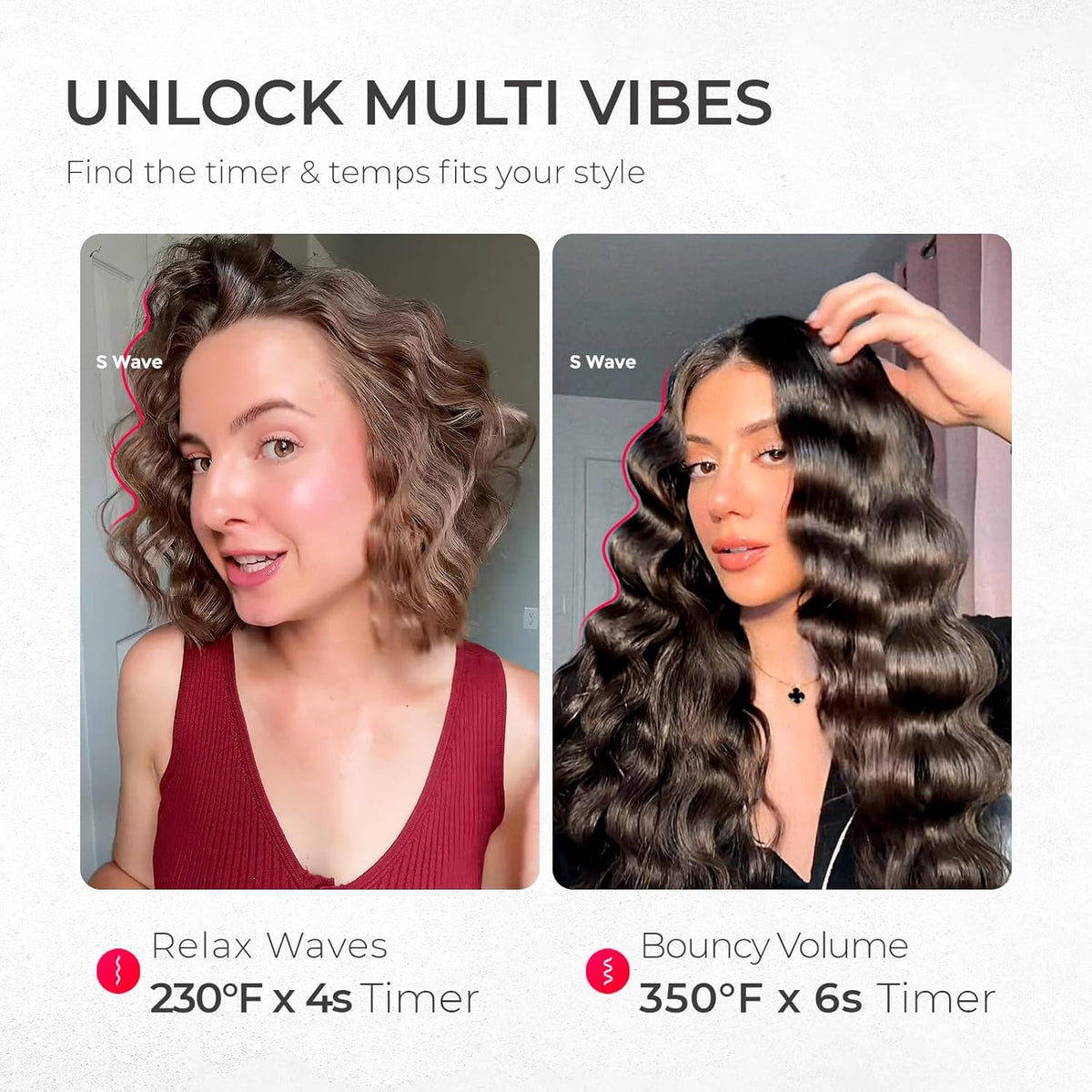 Curling Iron Hair Crimper Waver