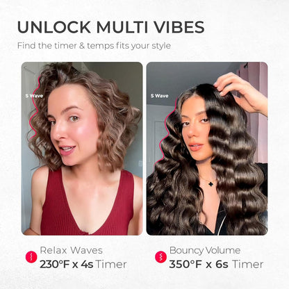 Curling Iron Hair Crimper Waver